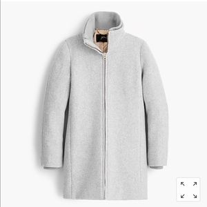 J. Crew Lodge Coat in Heather Dusk Gray | Size 16